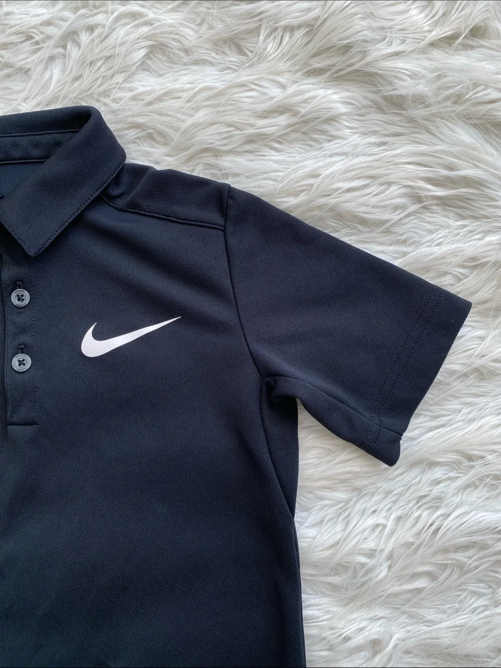 Nike | Black Short-Sleeve Polo